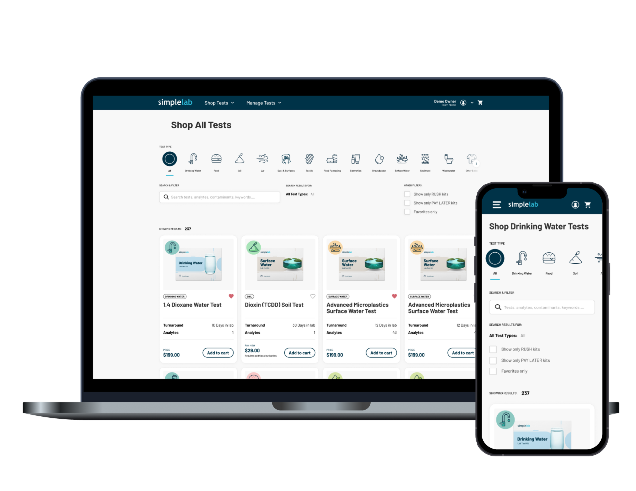 Lab Platform & Marketplace Kits — SimpleLab